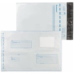 Конверт-пакеты полиэтилен С4 (229х324 мм) до 160 л, отрывная лента, "Куда-Кому", комплект 10 шт, 11003.10 Курт