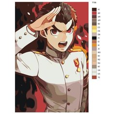 Картина по номерам T706 "Киётака Ишимару. Аниме Данганронпа - Danganronpa " 80x120 Brushes Paints