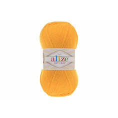 Пряжа Alize Happy baby темно-желтый (216), 65%акрил/35%полиамид, 330м, 100г, 1шт