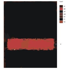 Картина по номерам Y-417 "Репродукция Марка Ротко - черный красный черный" 80x100 Brushes Paints