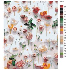 Картина по номерам Y-820 "Сушенные цветы" 70x90 Brushes Paints