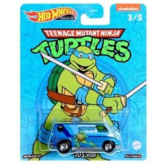 Машинка Hot Wheels PREMIUM Тематическая премиальная TURTLES 70S VAN DLB45/HCN89