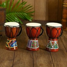 Музыкальный инструмент Барабан Джембе 15х9,5х9,5 см Нет бренда