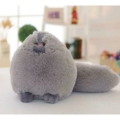Мягкая игрушка Кот пушистик серый 40 см/ Кот Беляш Toys Shop
