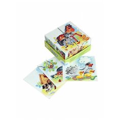 Кубики Чей малыш, 4 шт, Степ Пазл Step Puzzle