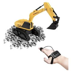 Le Neng Toys Радиоуправляемый экскаватор Le Neng Toys F4 (пульт часы, акб, звук) - LNT-F4