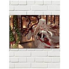 Картина по номерам Новый год (Рождество, Дед Мороз, Снегурочка, Аниме) - 7278 Г 60x40