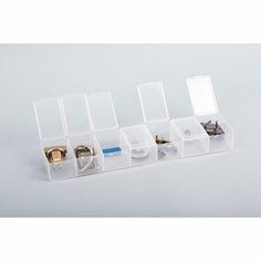 "Gamma" Коробка для швейных принадлежностей, пластик ОМ-148 прозрачная