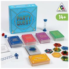 Настольная игра на объяснение слов PARTY QUEST. Сложи пазл, да или нет, читай наоборот, 14+