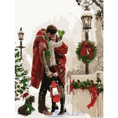 Картина по номерам С Рождеством 40х50 см Hobby Home