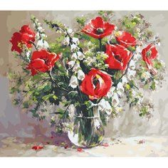 Картина по номерам Воздушный букет 40х50 см Hobby Home