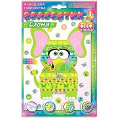 Набор для изготовления картины "Полосатик Слоня" Клевер