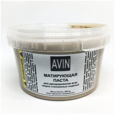 Паста для матирования (травления) стекла и зеркал "AVIN", 500 гр.