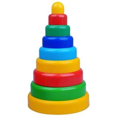 Пирамидка 34см. 9дет /Новокузнецк/ Фабрика детской игрушки