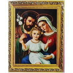 Алмазная мозаика 40*50 см на подрамнике R0006 Святое семейство.