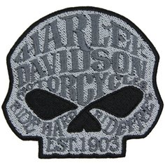 Нашивка, патч, шеврон "Harley Davidson. Череп" 74x80mm PTC260 22 ПИНГВИНА