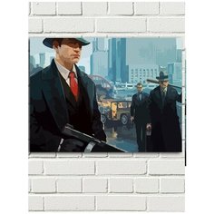 Картина по номерам игра Mafia - 8613 Г 30x40