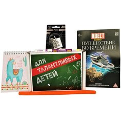 Универсальный подарок для детей 7-10 лет / развивающий игровой набор для детей в веселой упаковке Smart Presents