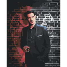 Картина по номерам Том Эллис. Люцифер на стену Палитра забав