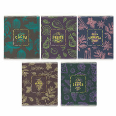 Тетрадь общая А5,48л, клетка, скреп, специи И пряности,5шт/уп,7-48-1228/5 Bruno Visconti