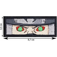 Нашивка, шеврон, патч (patch) Аниме, размер 8,7*3,5 см Rocknrolla
