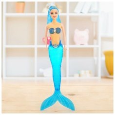 Кукла "Русалочка" хвост светится, микс Нет бренда