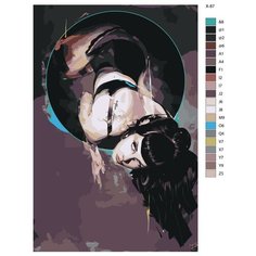 Картина по номерам X-87 "Тайсон Макаду художник" 40х60 Brushes Paints