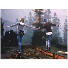Картина по номерам на холсте Life is Strange - 3 40 x 30