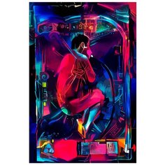 Картина по номерам на холсте Аниме Видоизмененный углерод 5168 40x60