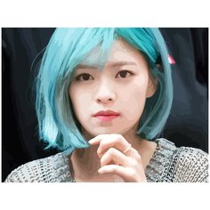 Картина по номерам на холсте TWICE Kpop Jeongyeon - 26