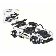 Конструктор Спортивная машинка белая 387 детали QL1252