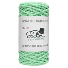 Пряжа Saltera Шнур полиэфирный 100 метров, цвет: Мохито (118), диаметр 3мм, без сердечника