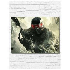 Картина по номерам на холсте игра Crysis - 9544 Г 30x40