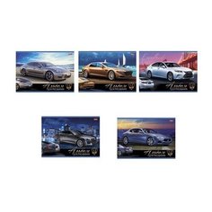 Альбом для рисования 12 л. Хатбер скоба "автостиль" 12А4В ассорти (9/90) Hatber