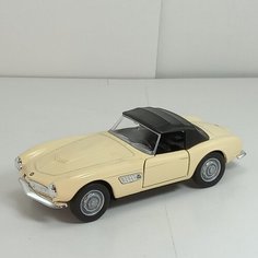 Металлическая машинка 1:34-1:39 BMW 507 (SOFT-TOP), бежевый 43779H-D Welly