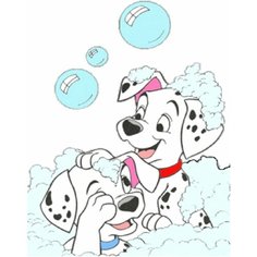 Картина по номерам Игра далматинцев 40х50 см Hobby Home