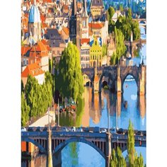 Картина по номерам Мосты Праги 40х50 см Hobby Home