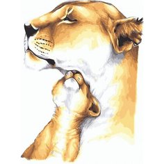 Картина по номерам Под маминой защитой 40х50 см Hobby Home