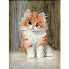 Картина по номерам Рыжий котенок 40х50 см Hobby Home