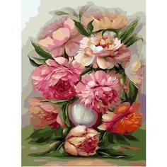 Картина по номерам Пышное цветение пионов 40х50 см Hobby Home