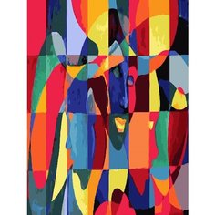 Картина по номерам Разноцветный постер 40х50 см Hobby Home