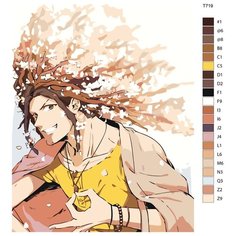 Картина по номерам T719 "Ясухиро Хагакурэ. Аниме Данганронпа - Danganronpa " 40X50 Brushes Paints