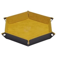Лоток для кубиков MTGTRADE желтый шестиугольный большой 23х23см