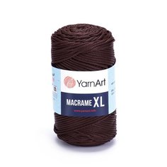 Пряжа для вязания YarnArt Macrame XL, 250г, 130м (100% полиэстер) (157 шоколадный), 4 мотка