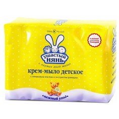 Детское крем-мыло Ушастый нянь, с оливковым маслом и ромашкой, 4х100 г 1575677