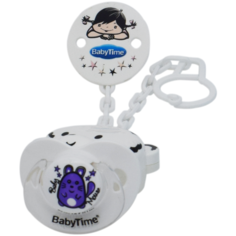 БебиТайм пустышка с держателем и силиконовым контейнером Baby Time