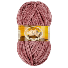 Пряжа Adelia Пряжа ADELIA "DOLLY VELOUR" 100% микрополиэстер 5 шт.х100г 93м, 100 г, 93 м, 5 шт., №05 античная роза