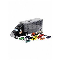 Игровой набор Take Along Truck Case Трейлер с 13 машинками, 78127B Motormax