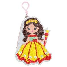 Набор для создания кошелька / Монетница из страз / детская сумочка из страз / принцесса Noname