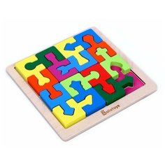 Развивающая детская деревянная игрушка JoyToys - Сортер Хвостики-замочки для малышей Alatoys